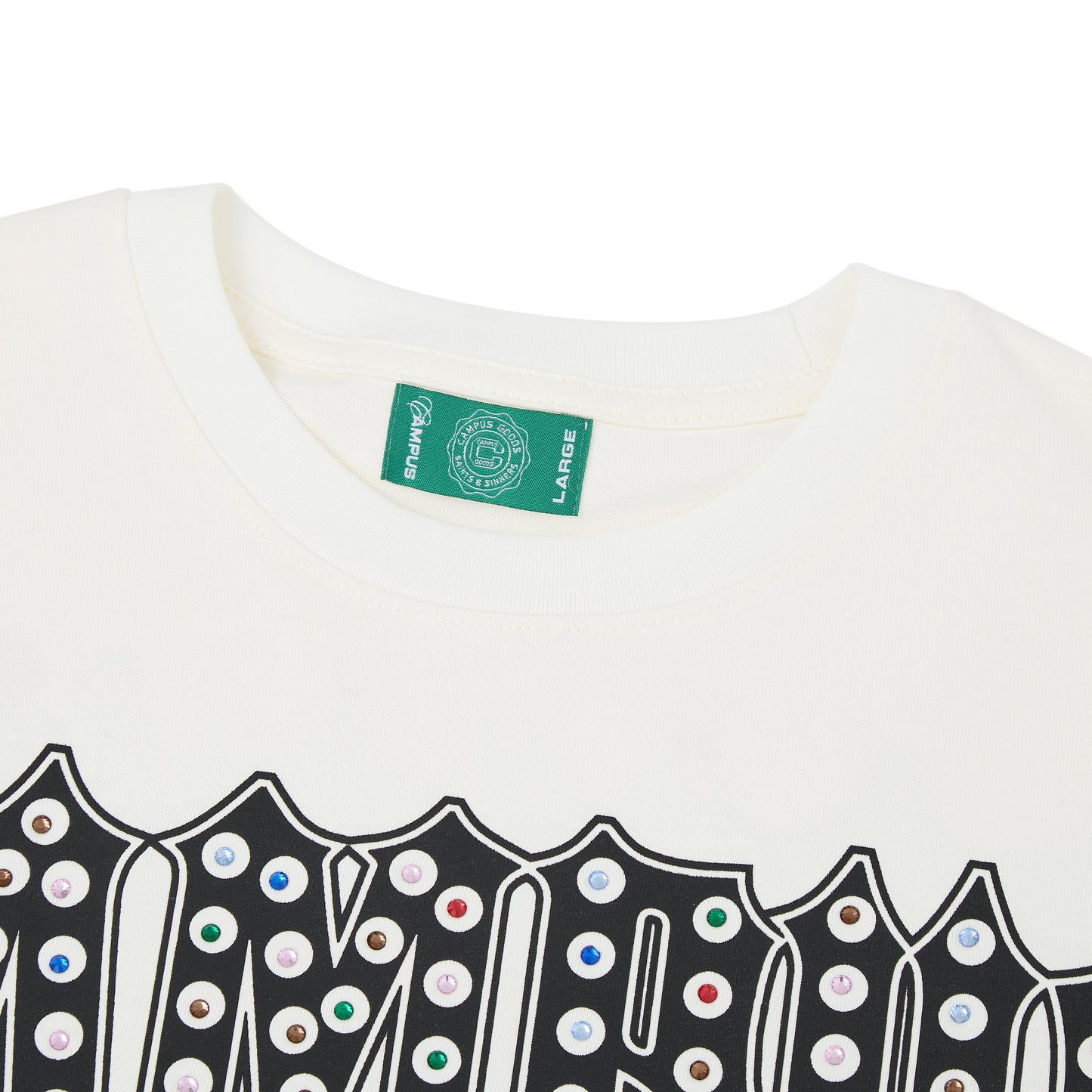 CAMPUS - Vengeance Tee (Cream) - CG-F25-F002