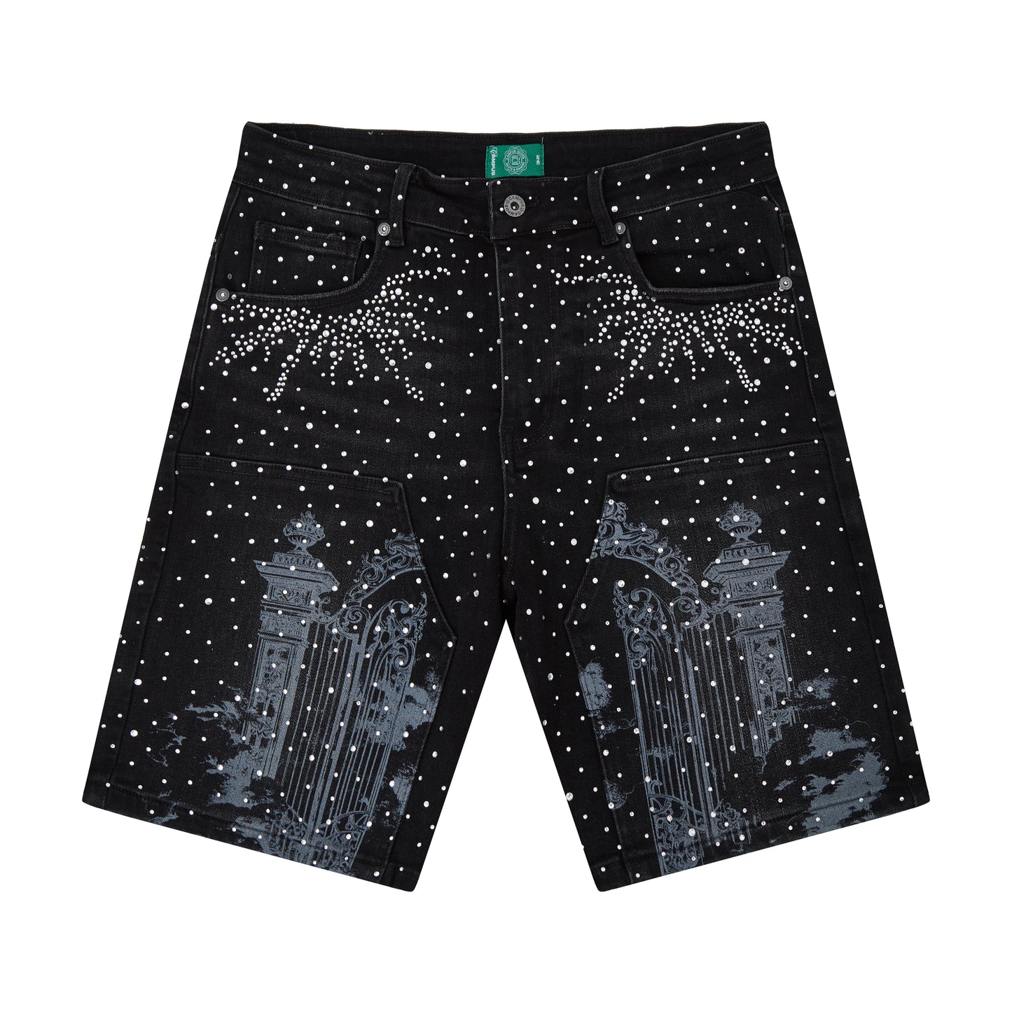 CAMPUS - Kingdom Jorts (Black Wash) - CG-F25-028