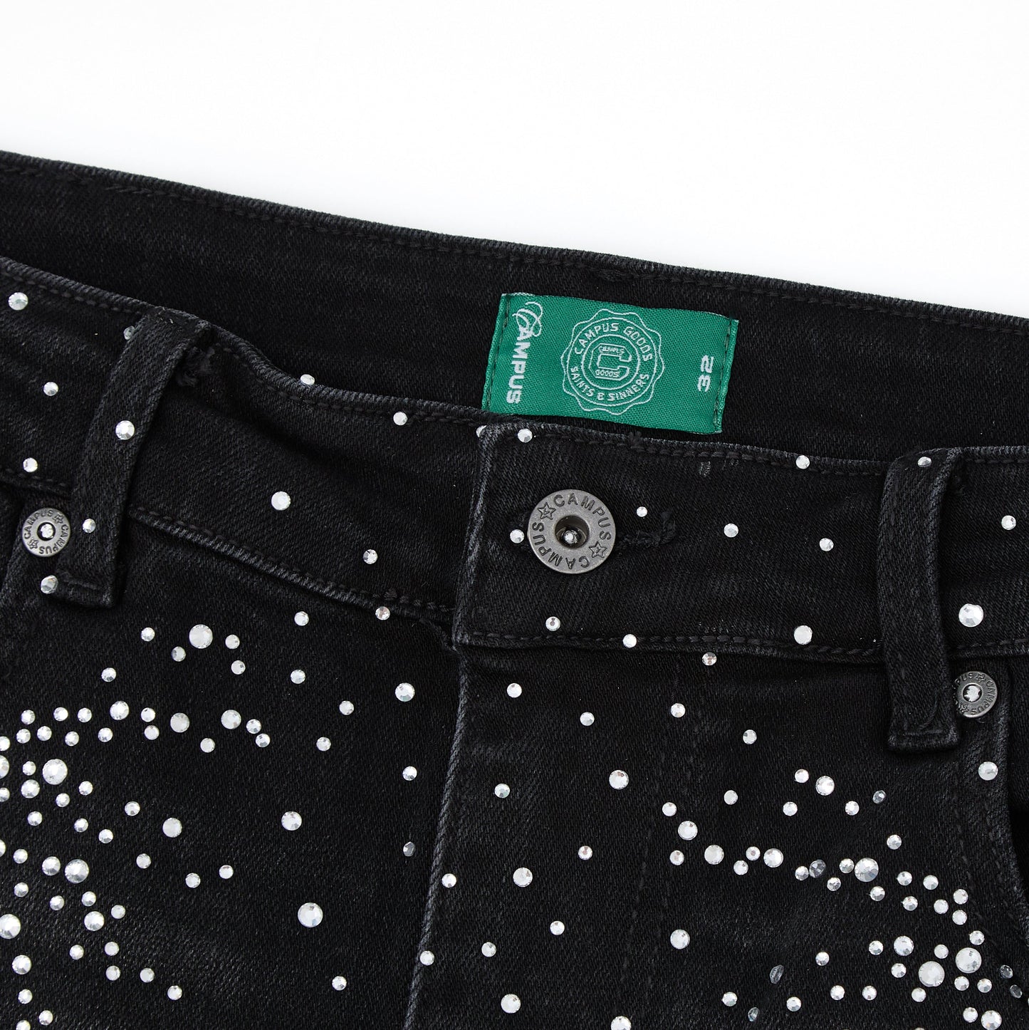 CAMPUS - Kingdom Jorts (Black Wash) - CG-F25-028