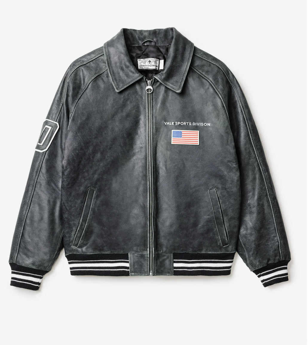 VALE FOREVER BLACK VALLEY LEATHER JACKET