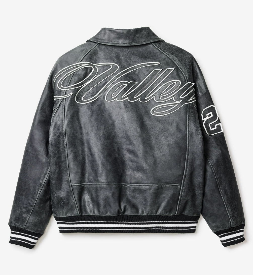 VALE FOREVER BLACK VALLEY LEATHER JACKET