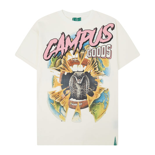 CAMPUS - End Days Tee (Cream) - CG-F25-011
