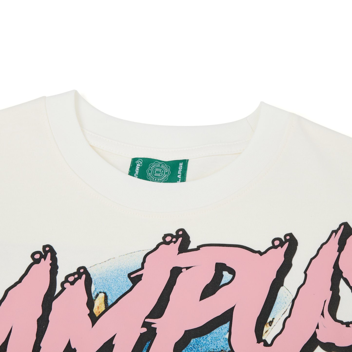 CAMPUS - End Days Tee (Cream) - CG-F25-011