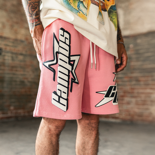 CAMPUS - All Star Sweat Shorts (Pink) - CG-F25-013
