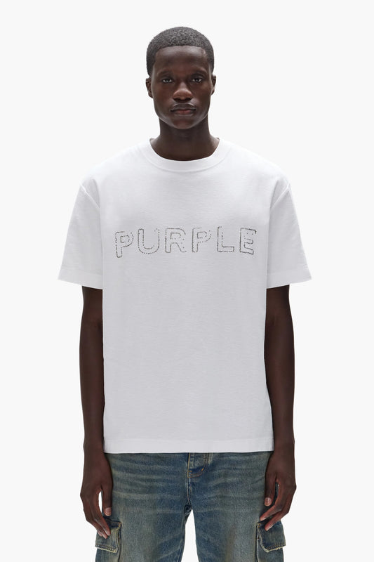 PURPLE - Crystal Wordmark Tee - P104-TWCW425