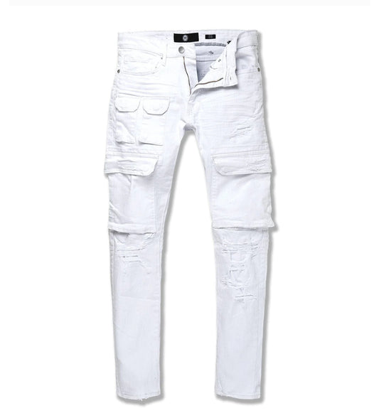 JORDAN CRAIG ROSS TRIBECA CARGO PANTS (WHITE) JR950TR