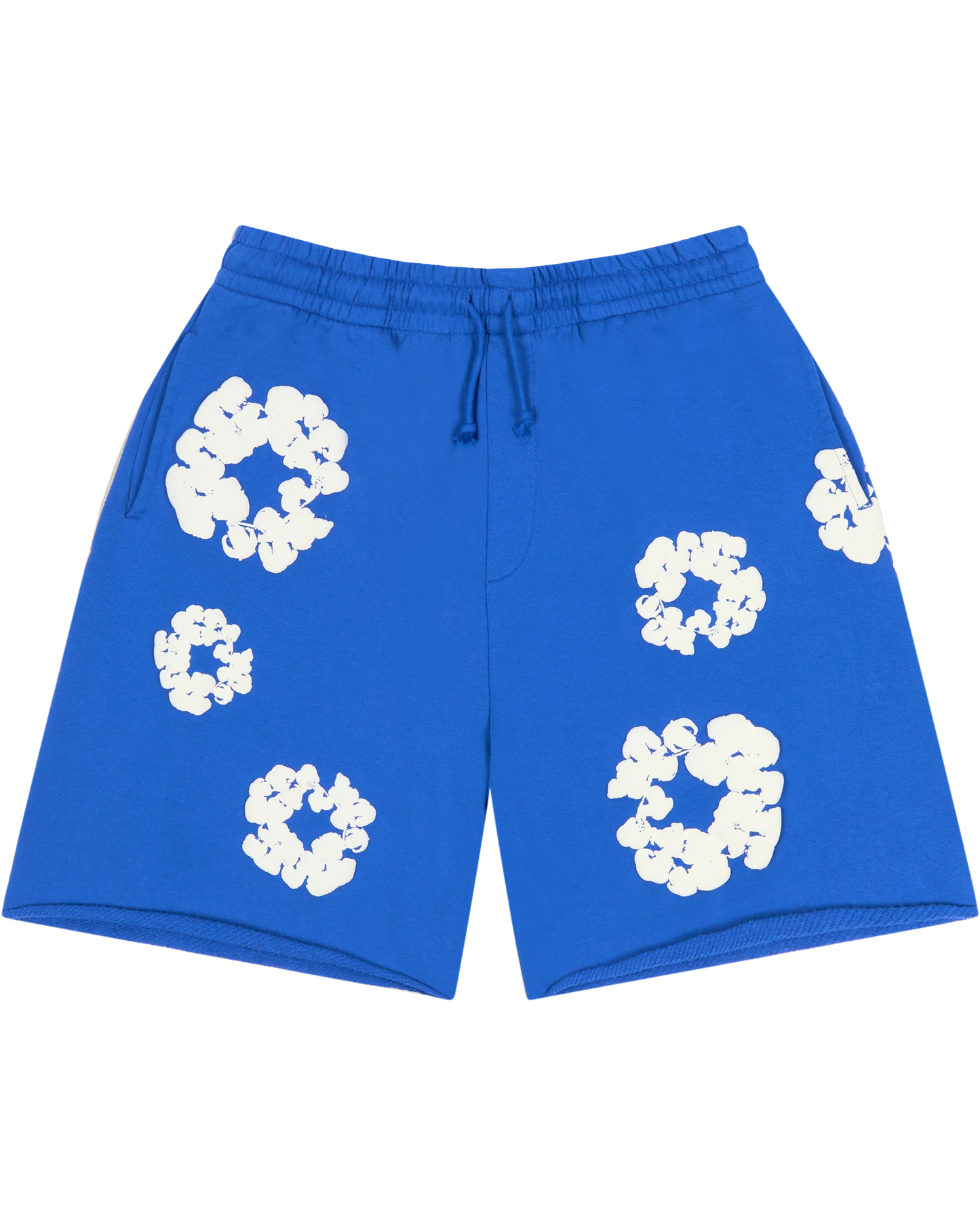 DENIM TEARS-Cotton Wreath Sweatshorts Blue-SS25BRS95