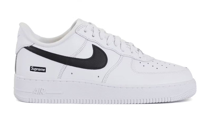 Supreme White Black Nike Air Force 1 Low WHITE-CU9225 002