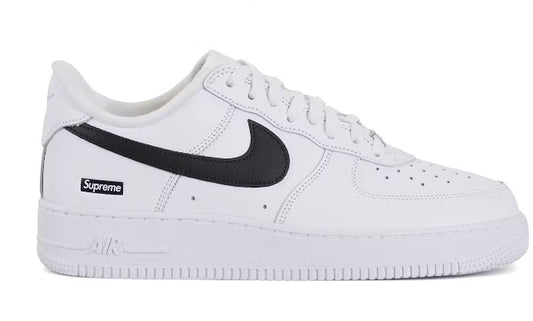 Supreme White Black Nike Air Force 1 Low WHITE-CU9225 002