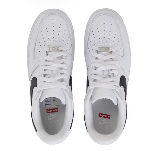 Supreme White Black Nike Air Force 1 Low WHITE-CU9225 002