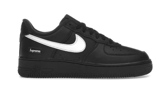 Supreme White Black Nike Air Force 1 Low black-CU9225 002
