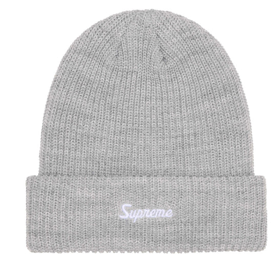 SUPREME-Loose Gauge Beanie HATHER GRAY