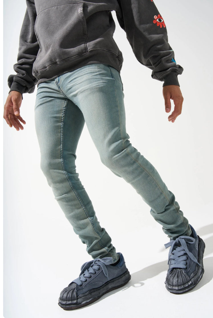SERENEDE-"SEAFOAM" JEANS-SEAFM-SLT