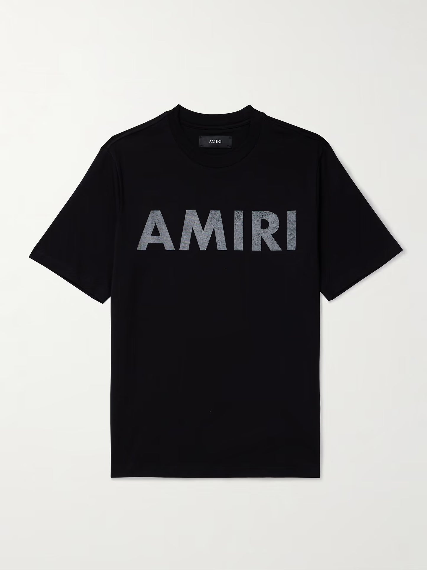 AMIRI-Stencil Logo-Print Cotton-Jersey T-Shirt-AMJYTE1214001