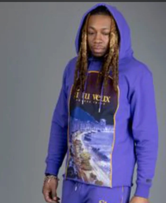 SI TU VEUX RIVIERA HOODIE - VIOLET PURPLE - TV0101