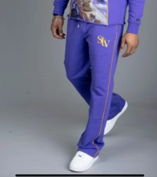 SI TU VEUX RIVIERA SWEATPANTS - VIOLET PURPLE - TV0102