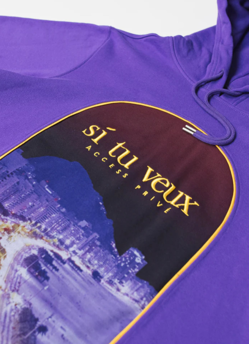 SI TU VEUX RIVIERA HOODIE - VIOLET PURPLE - TV0101