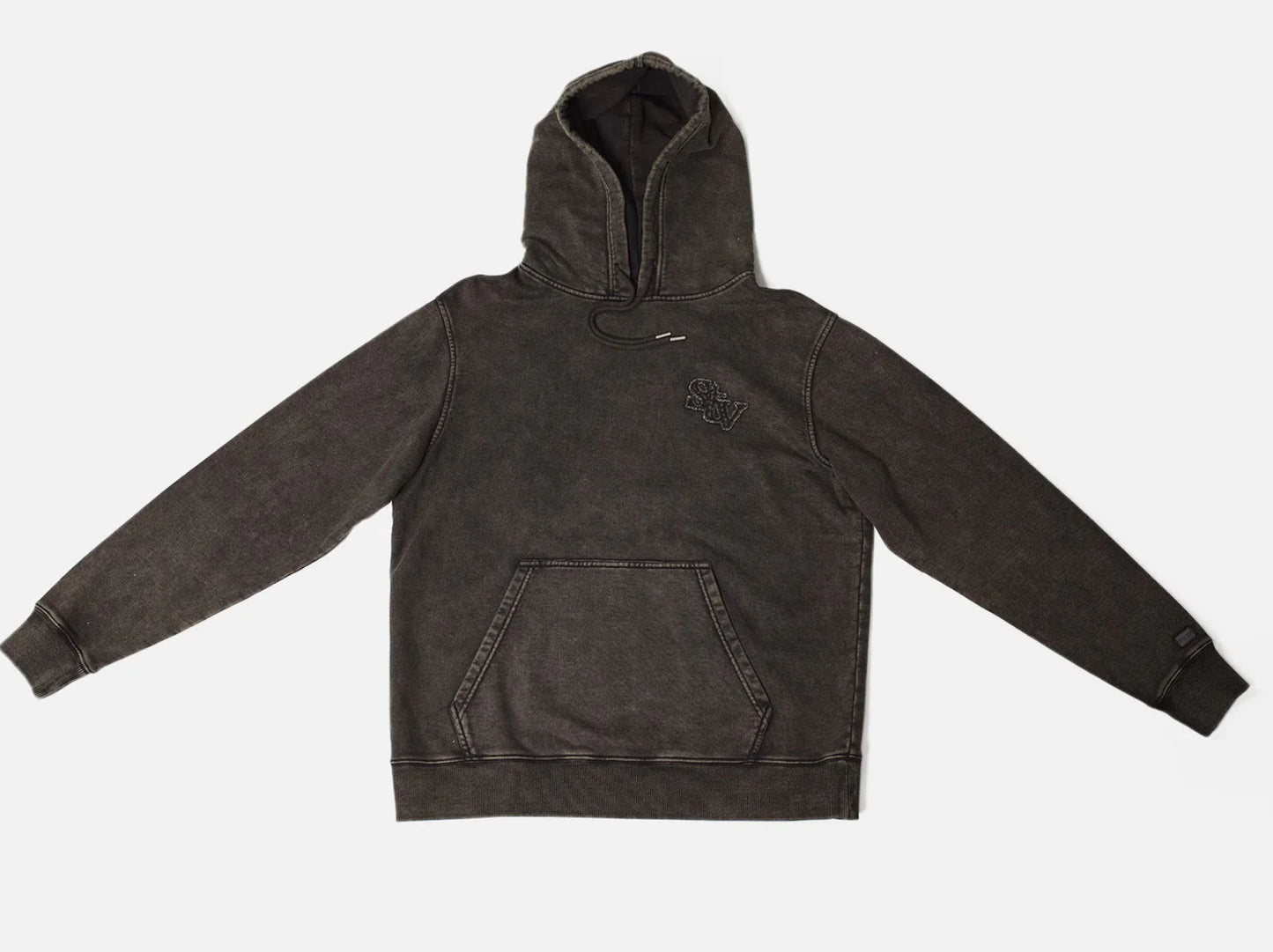 SI TU VEUX CORE 2.0 HOODIE - WASHED BLACK - TV0107