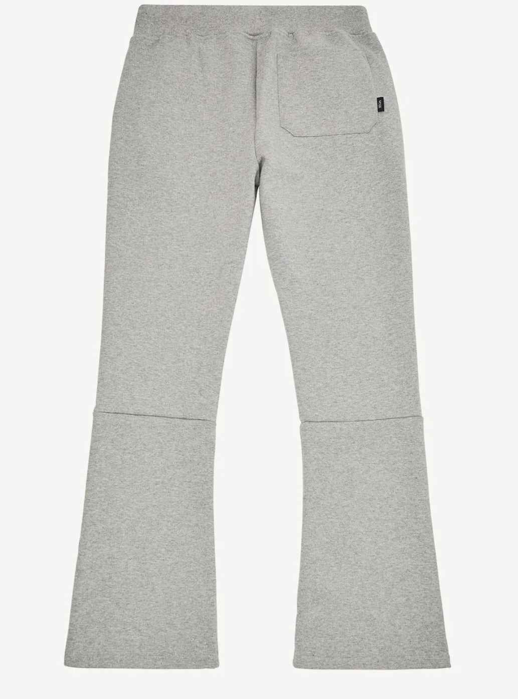 STV STACKED FLARE JOGGER - HEATHER GREY - TV0092