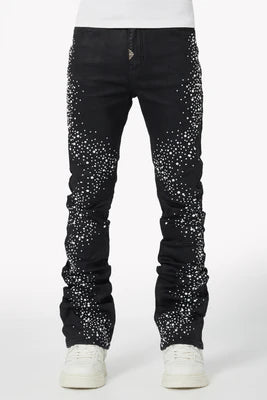 GUAPI-OBSIDIAN BLACK PEARLS DENIM-5810BPD