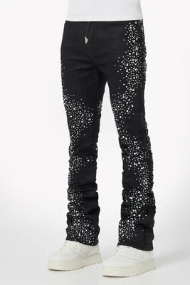 GUAPI-OBSIDIAN BLACK PEARLS DENIM-5810BPD