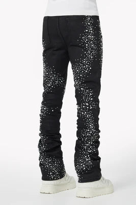 GUAPI-OBSIDIAN BLACK PEARLS DENIM-5810BPD