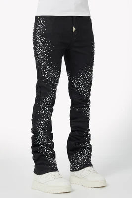 GUAPI-OBSIDIAN BLACK PEARLS DENIM-5810BPD