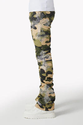 GUAPI-CAMO CROSS DENIM-590CCD