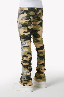 GUAPI-CAMO CROSS DENIM-590CCD
