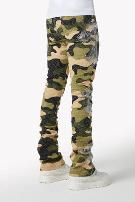 GUAPI-CAMO CROSS DENIM-590CCD