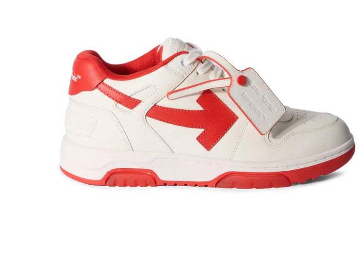 OFF-WHITE-Out Of Office Leather Sneakers-OMIA189F25LEA0010125