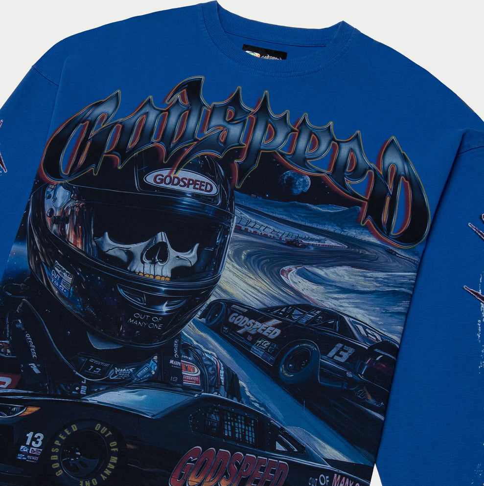 GODSPEED-GODSPEED LE DERNIER TEE BLUE