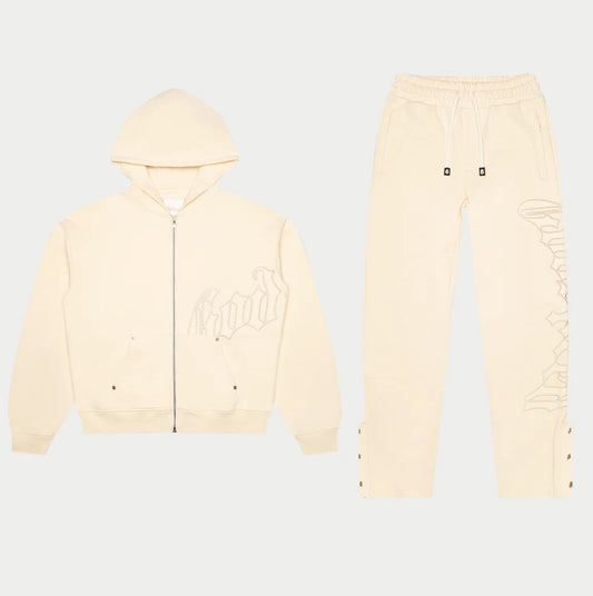 GODSPEED-OG Logo Sweatsuit (Double Bone)