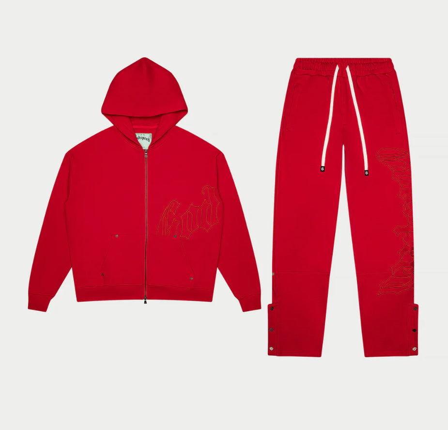 GODSPEED-OG Logo Sweatsuit (Double Red)