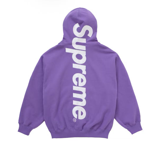 SUPREME-Satin Appliqué Hooded Sweatshirt-FW24SW37