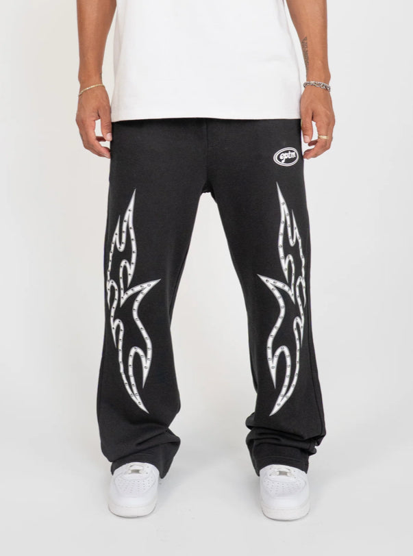 EPTM STUD TRIBAL PANTS - BLACK