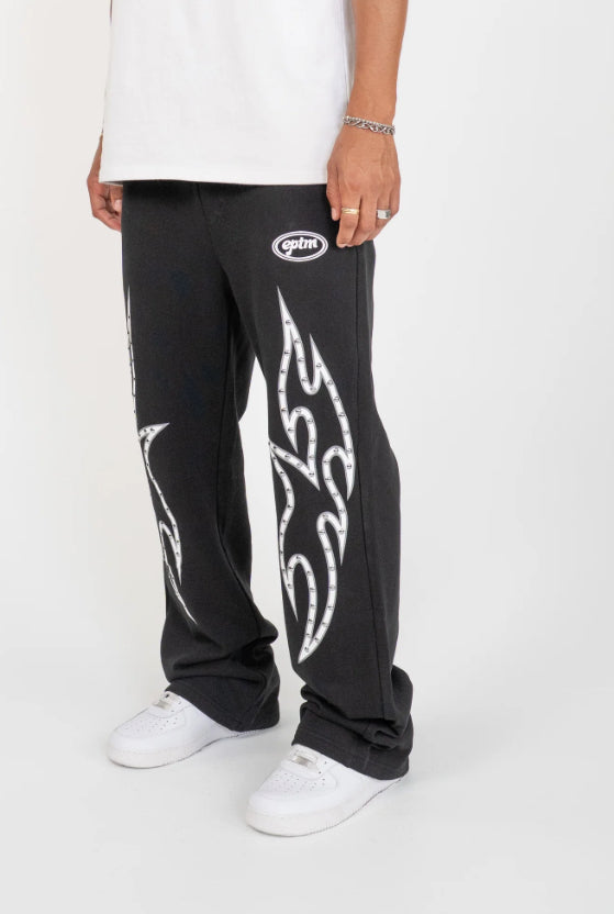EPTM STUD TRIBAL PANTS - BLACK