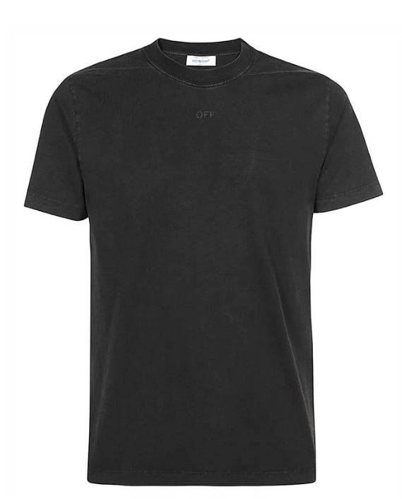 OFF-WHITE OMAA027F23JER011 SUPER MOON SLIM T-SHIRT - BLACK