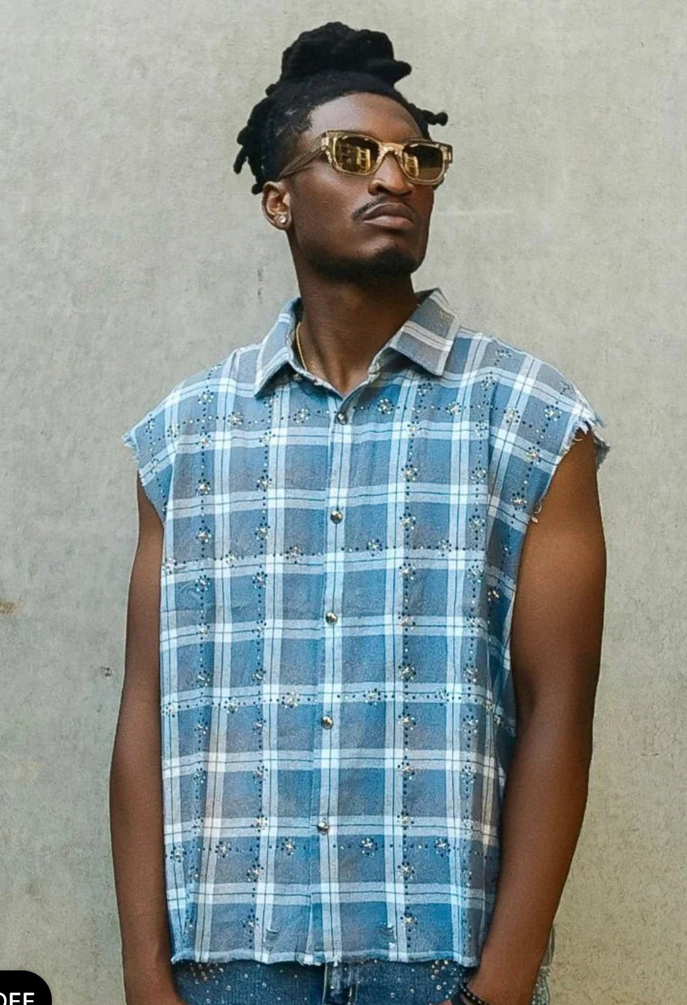 PAPER MONEY-RHINESTONE FLANNEL LIGHT BLUE-