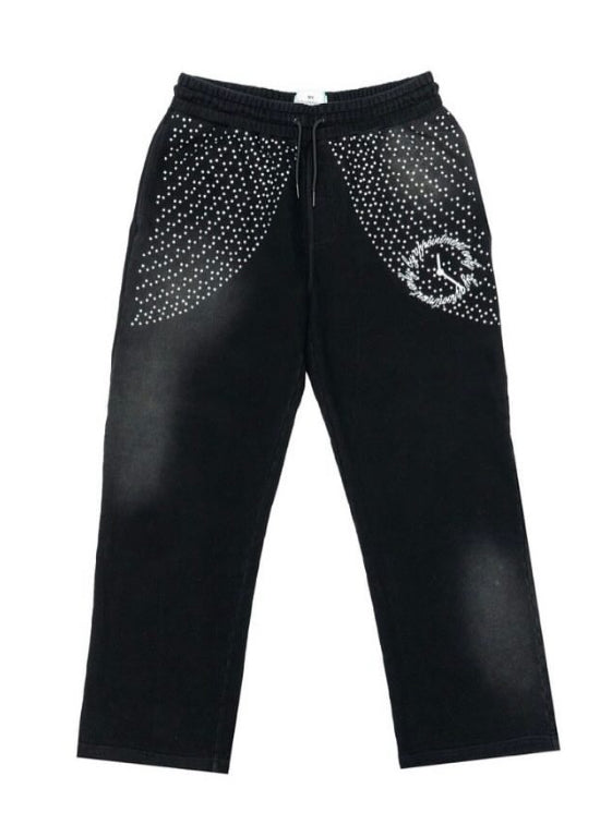 BY APPOINTMENT ONLY OBSIDIAN VINTAGE WASH SWATPANS