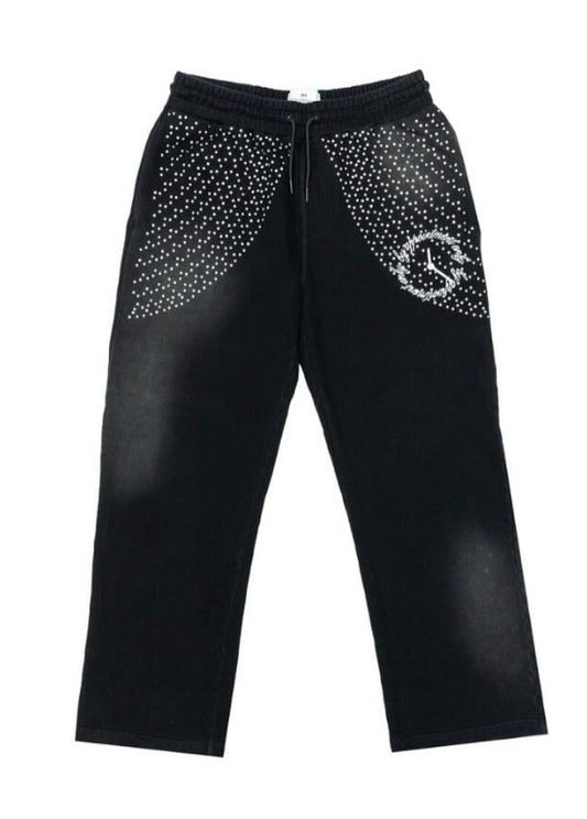 BY APPOINTMENT ONLY OBSIDIAN VINTAGE WASH SWATPANS