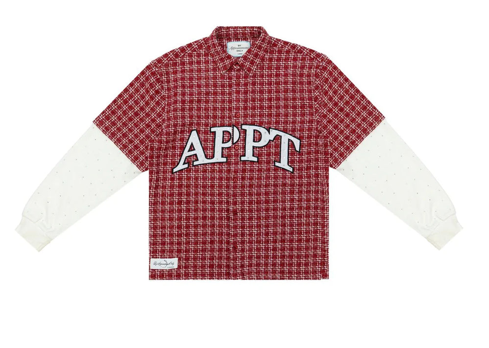 BY APPOINTMENT ONLY-Static Flannel Button-Up (RED)-BA0-FW25-031