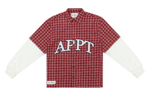 BY APPOINTMENT ONLY-Static Flannel Button-Up (RED)-BA0-FW25-031