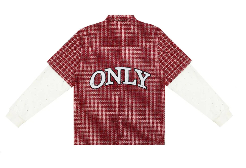 BY APPOINTMENT ONLY-Static Flannel Button-Up (RED)-BA0-FW25-031