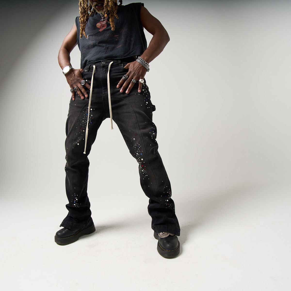 DUAA-GUIDANCE BLACK DENIM-