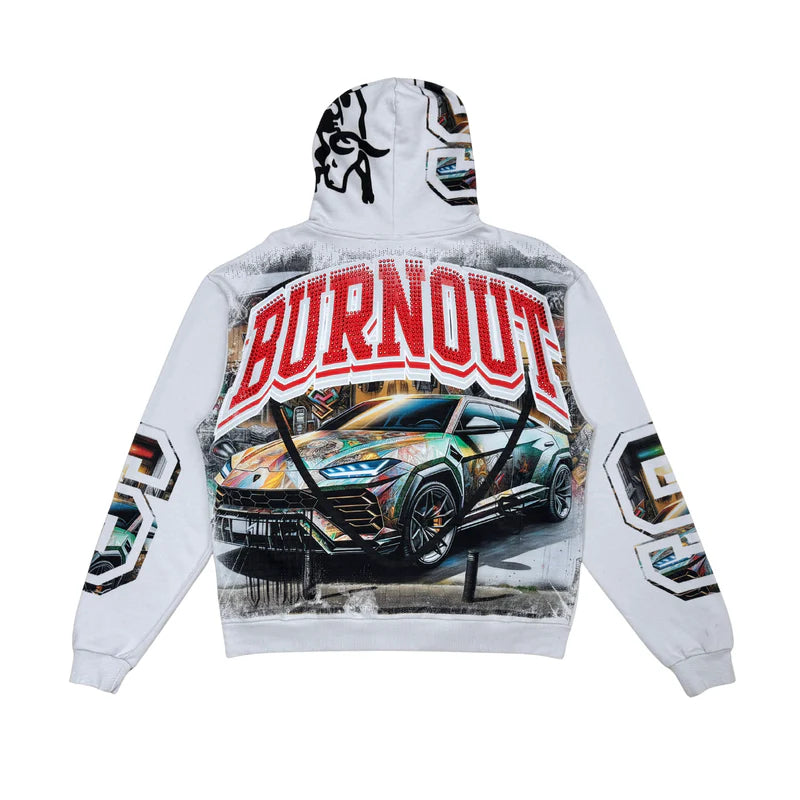 Stray Hoodie - Burnout - Grey - ST1524