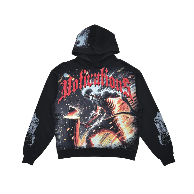 Stray Hoodie - Motiovations - Black - ST1519