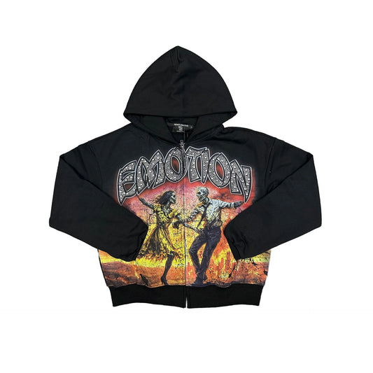 MIXED EMOTION-Last Dance’ Rhinestone Hoodie