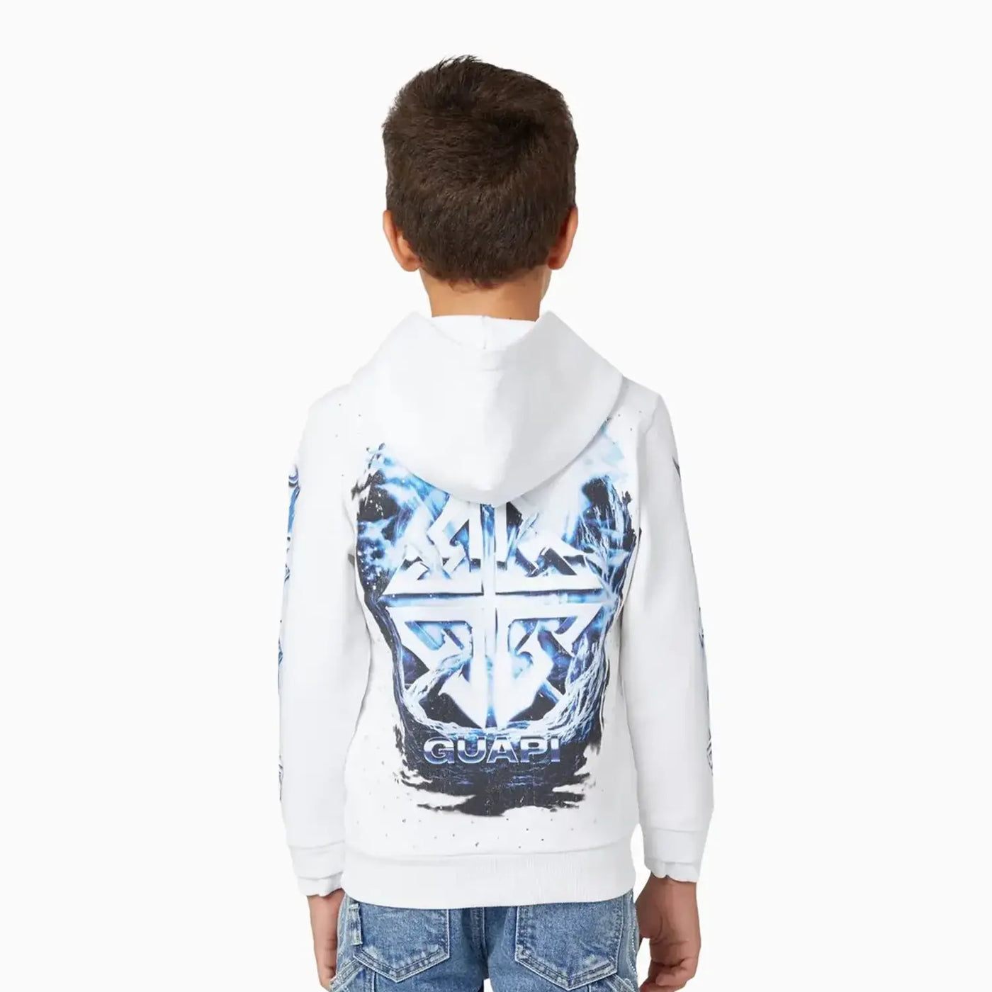 GUAPI-Kid's Heavens Vault Pull Over Hoodie-11605958-WHITE