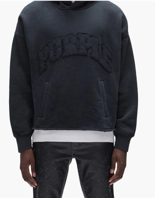 PURPLE-Slab Wordmark Hoodie-M4104-HBSA126